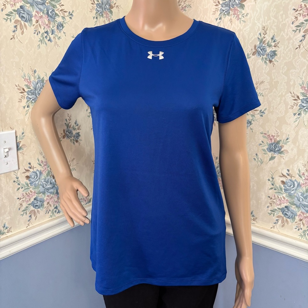 Under Armour Blue Loose Short Sleeve T-Shirt, Size S